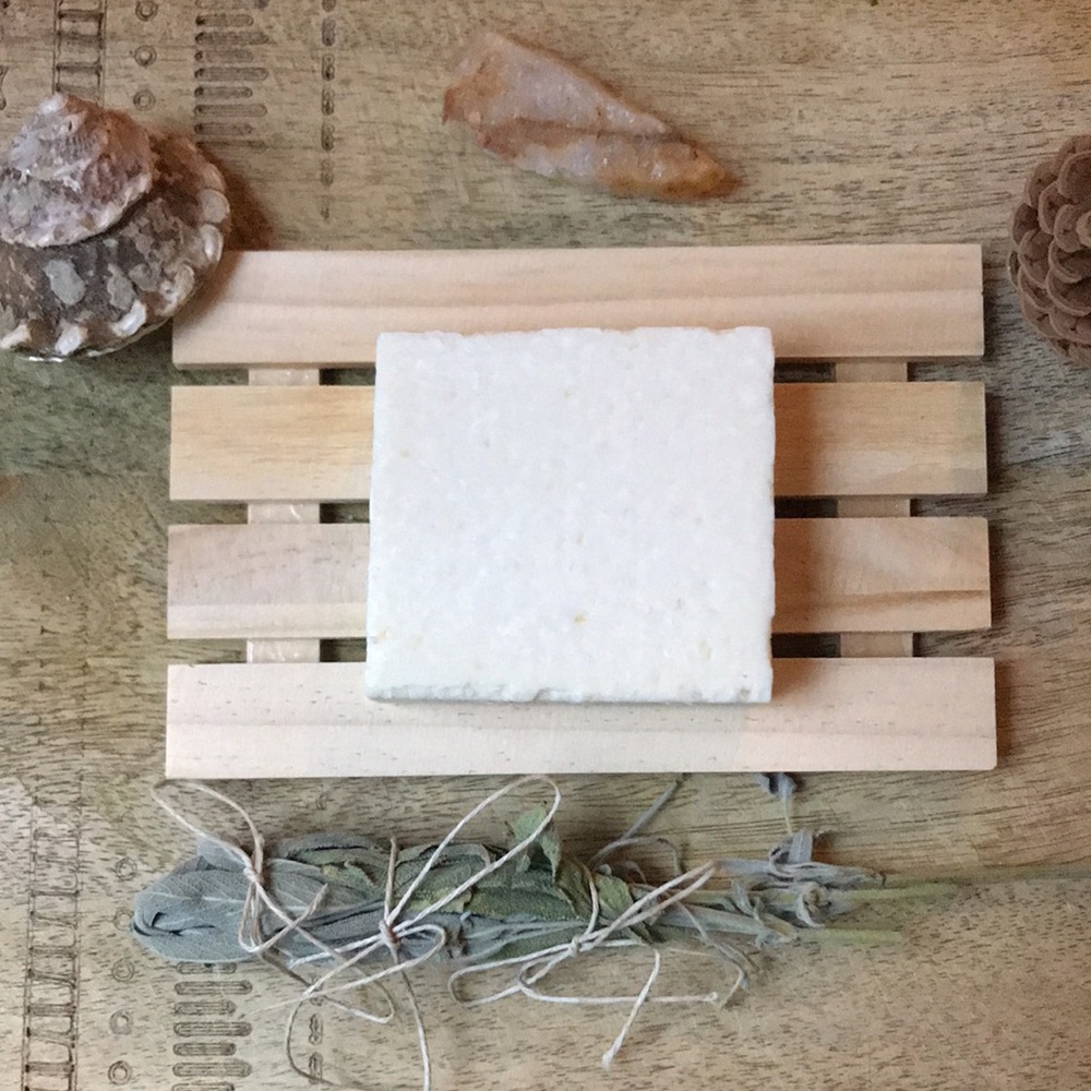 4.oz Organic UNSCENTED OATMEAL&SEA SALT body soap - Picture 3 of 9